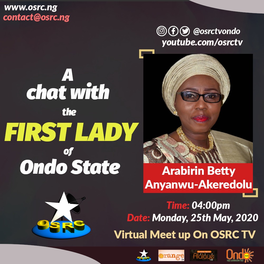 REPLAY : Media Chat with Her Excellency Arabinrin Betty Anyanwu-Akeredolu