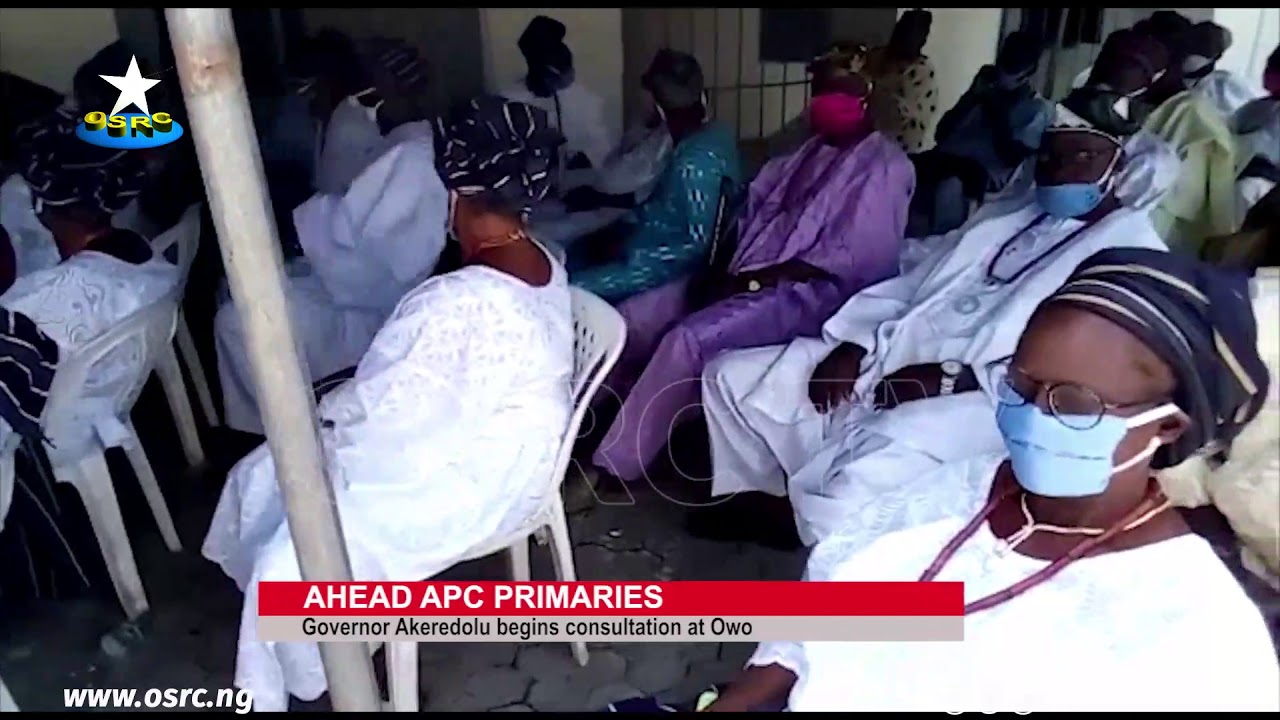 Ahead APC primaries: Gov Akeredolu begins consultation at Owo