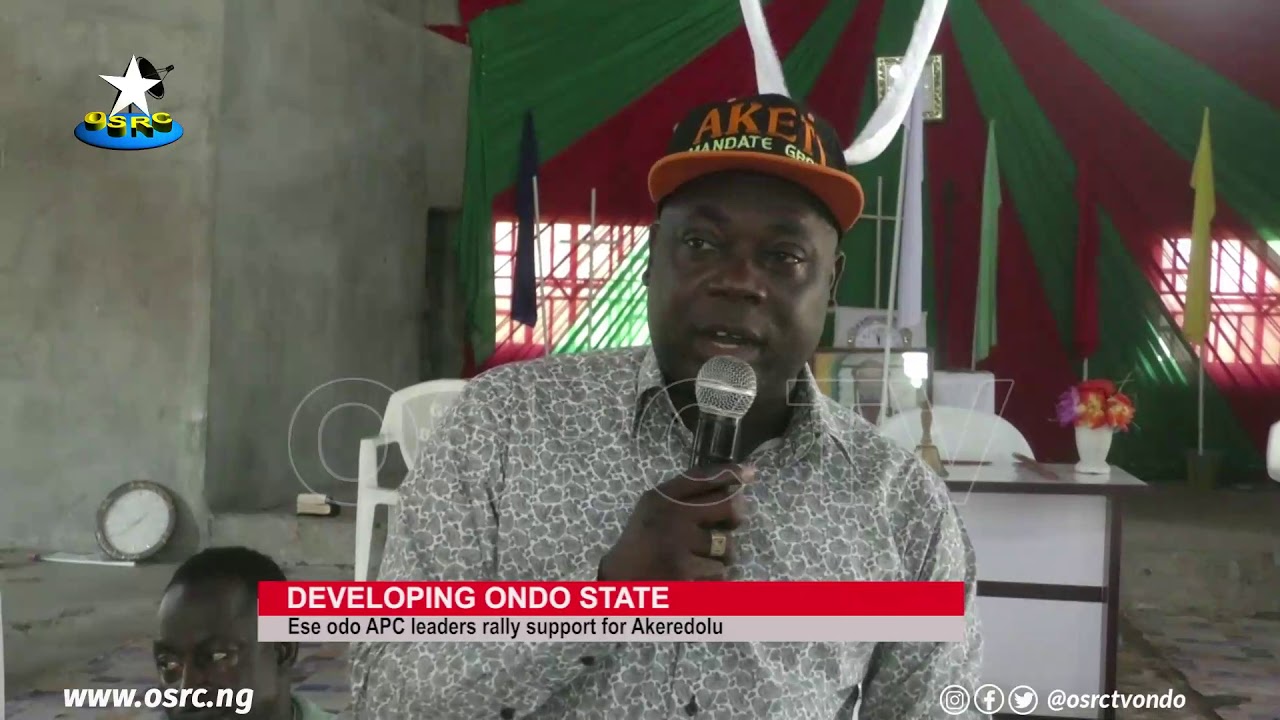 Ondo 2020: Ese Odo APC leaders rally support for Governor Akeredolu