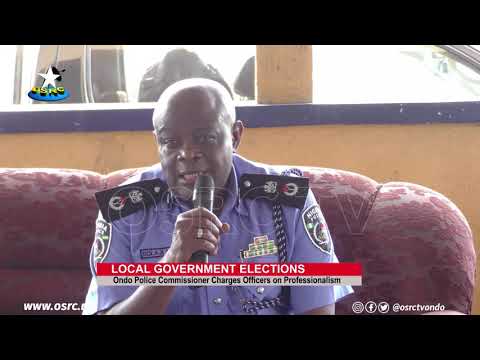 Council Polls: Ondo police commissioner, Bolaji Salami warns senior officers against partisanship