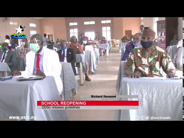 COVID-19: Ondo Government releases guidelines for schools re-opening