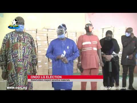 Ondo Council: Parties inspect sensitive election materials