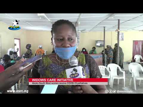 Ondo Widows Care: 1400 Akoko South West women receive  palliatives