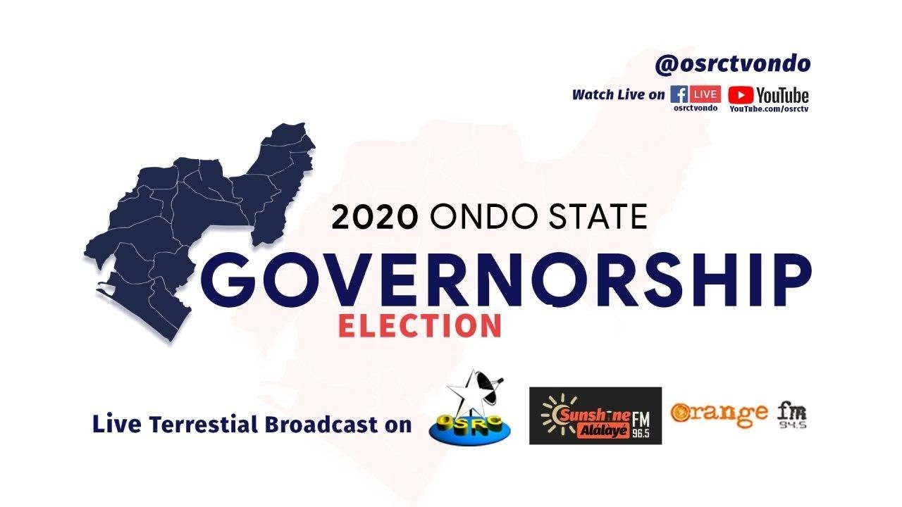 ONDO 2020 GOVERNORSHIP ELECTION RESULTS LIVE UPDATE