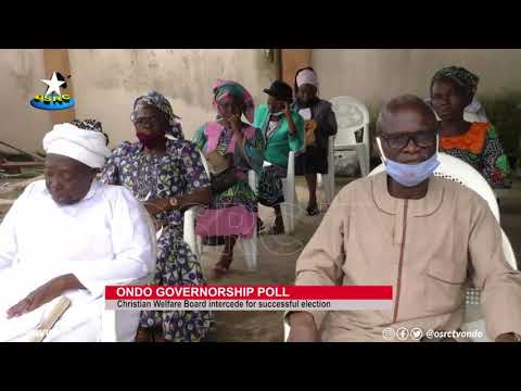 Ondo 2020: Christian Welfare Board intercedes for successful election