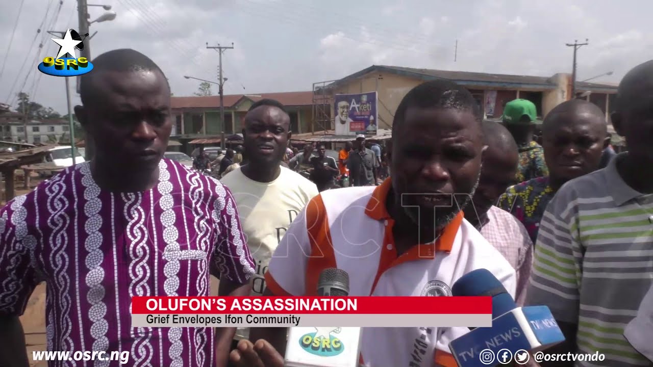 Olufon’s assassination: Ifon residents mourn, demand better security, roads