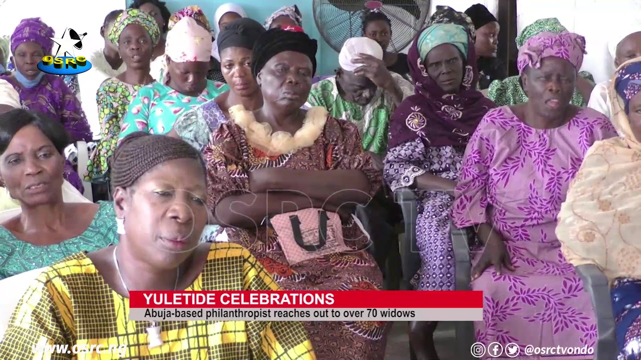 Yuletide Celebrations: Abuja Based Philanthropist reaches out to over 70 Widows