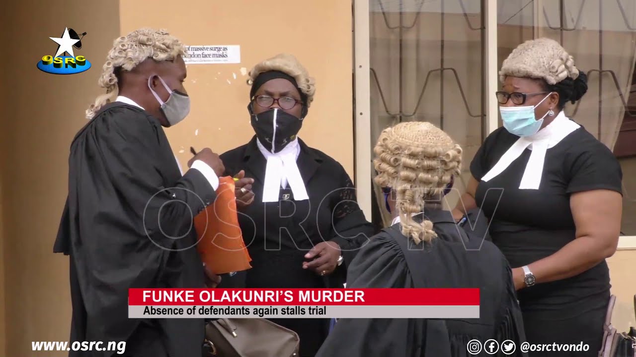 Funke Olakunri: Absence of defendants in  court again stalls trial