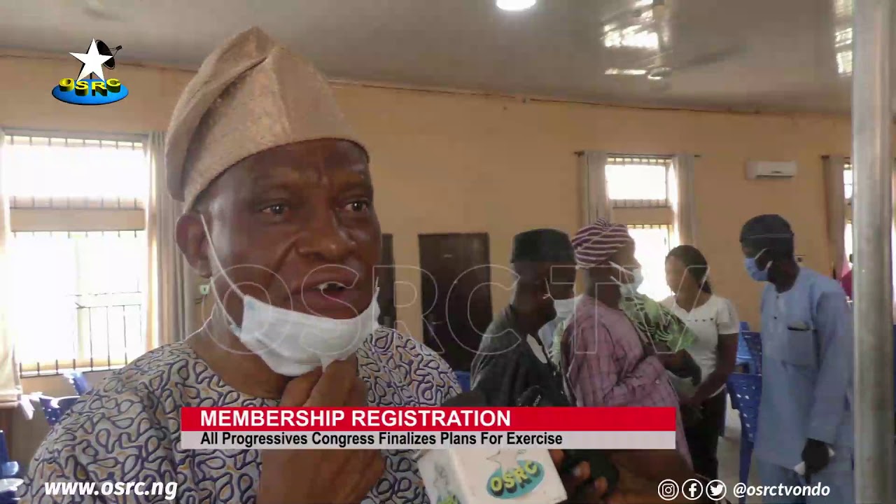 Membership Registration: All Progressives Congress finalizes plans for exercise