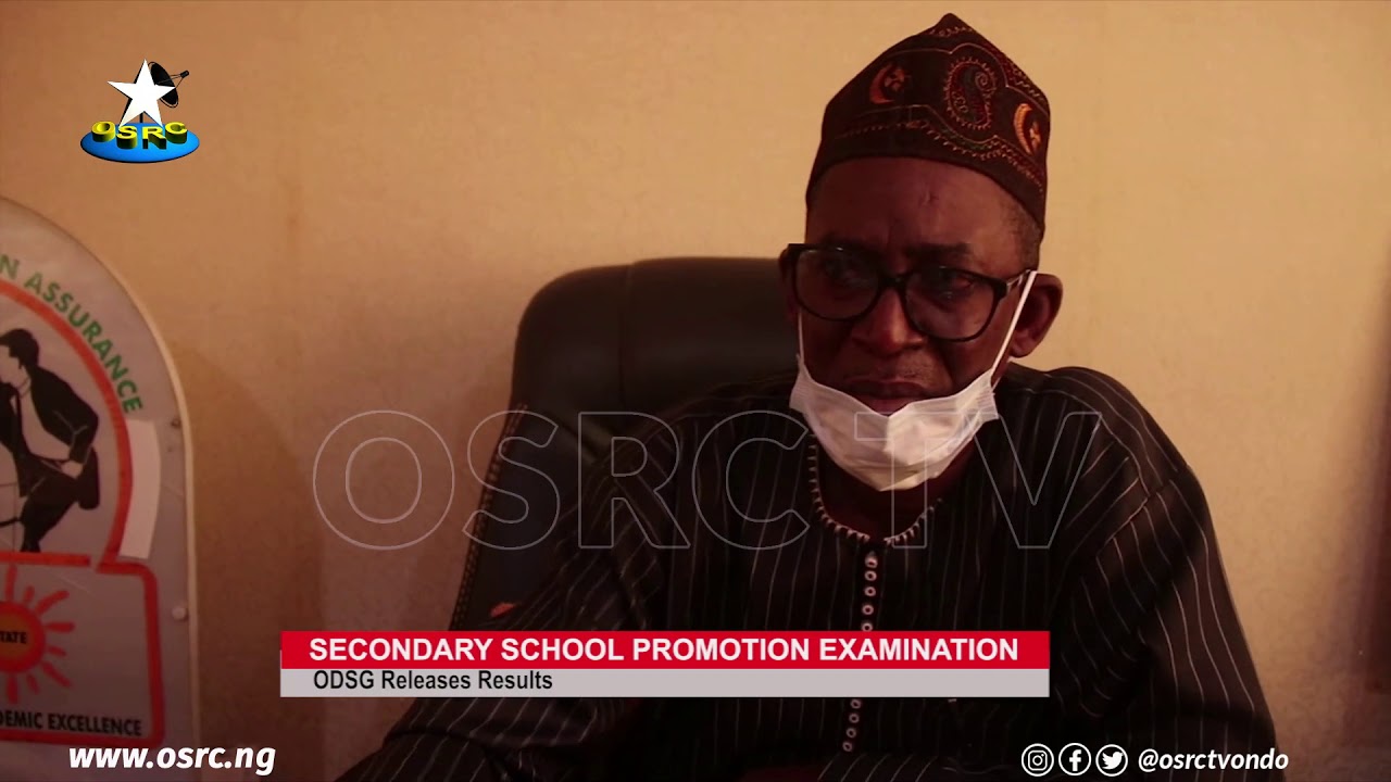 Ondo government releases secondary school promotion examination results