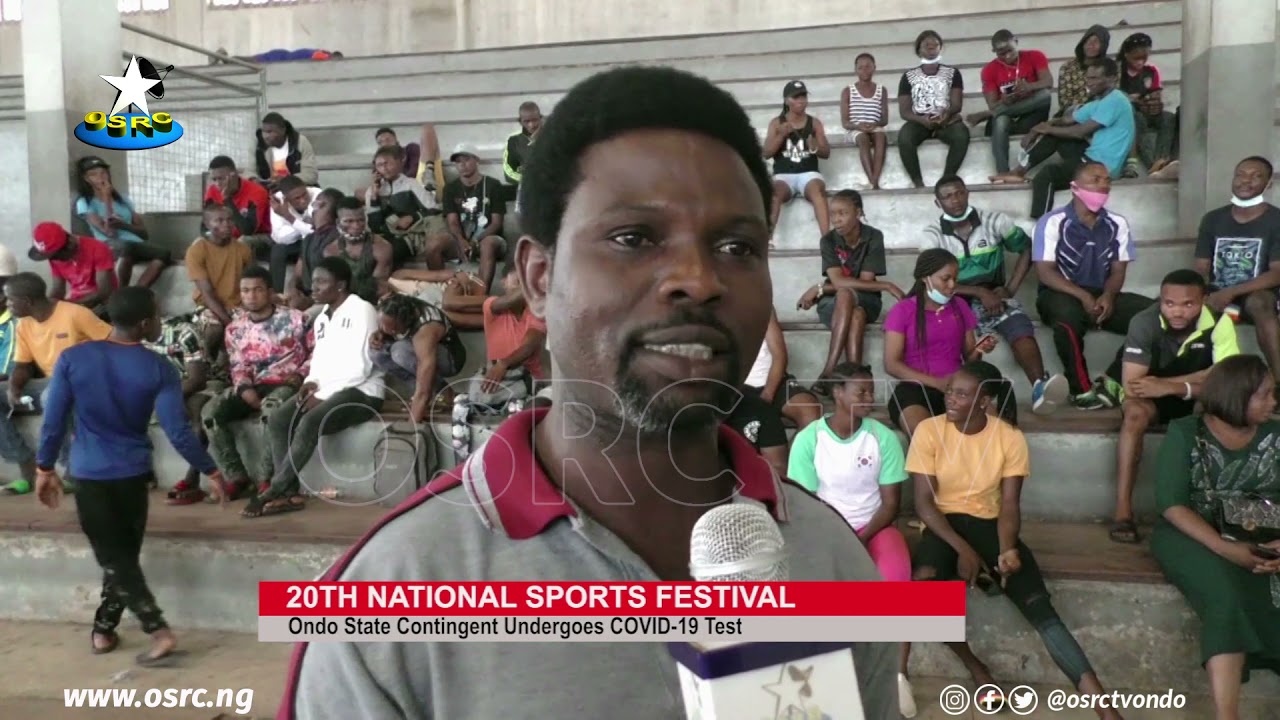 Ondo Contingent to 20th National Sports Festival undergo Covid-19 test