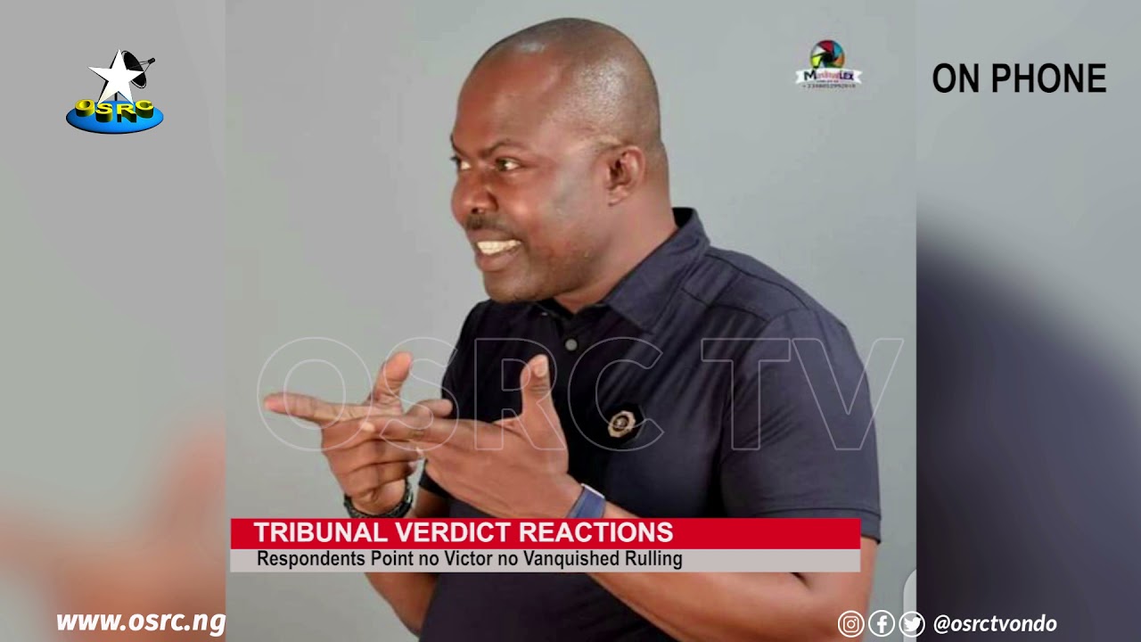 Tribunal Verdict Reactions: Respondents point no victor no vanquished no rulling