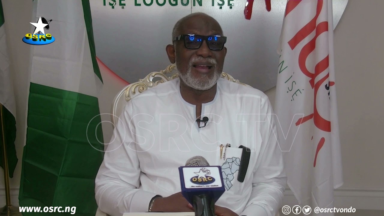 ONDO STATE GOVERNOR’S 61ST INDEPENDENCE DAY BROADCAST (YORUBA)