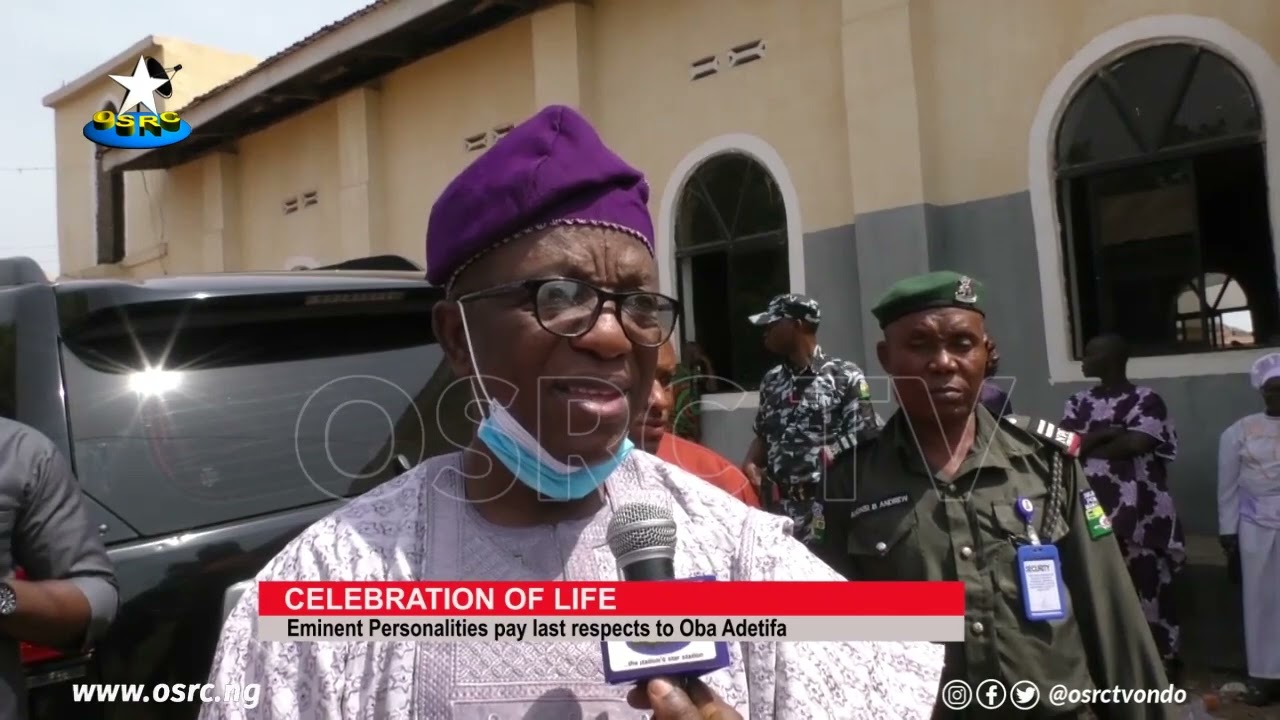 Gov. Akeredolu, eminent personalities pay last respects to Ọba Adetifa