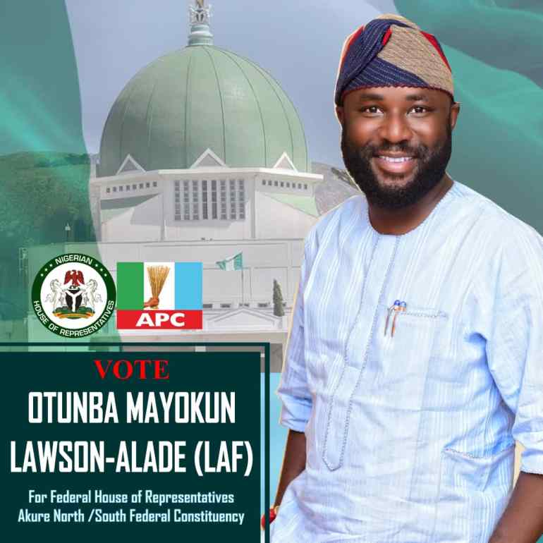 Breaking……….  Akure North/South Federal Constituency : Alade Lawson wins primary election