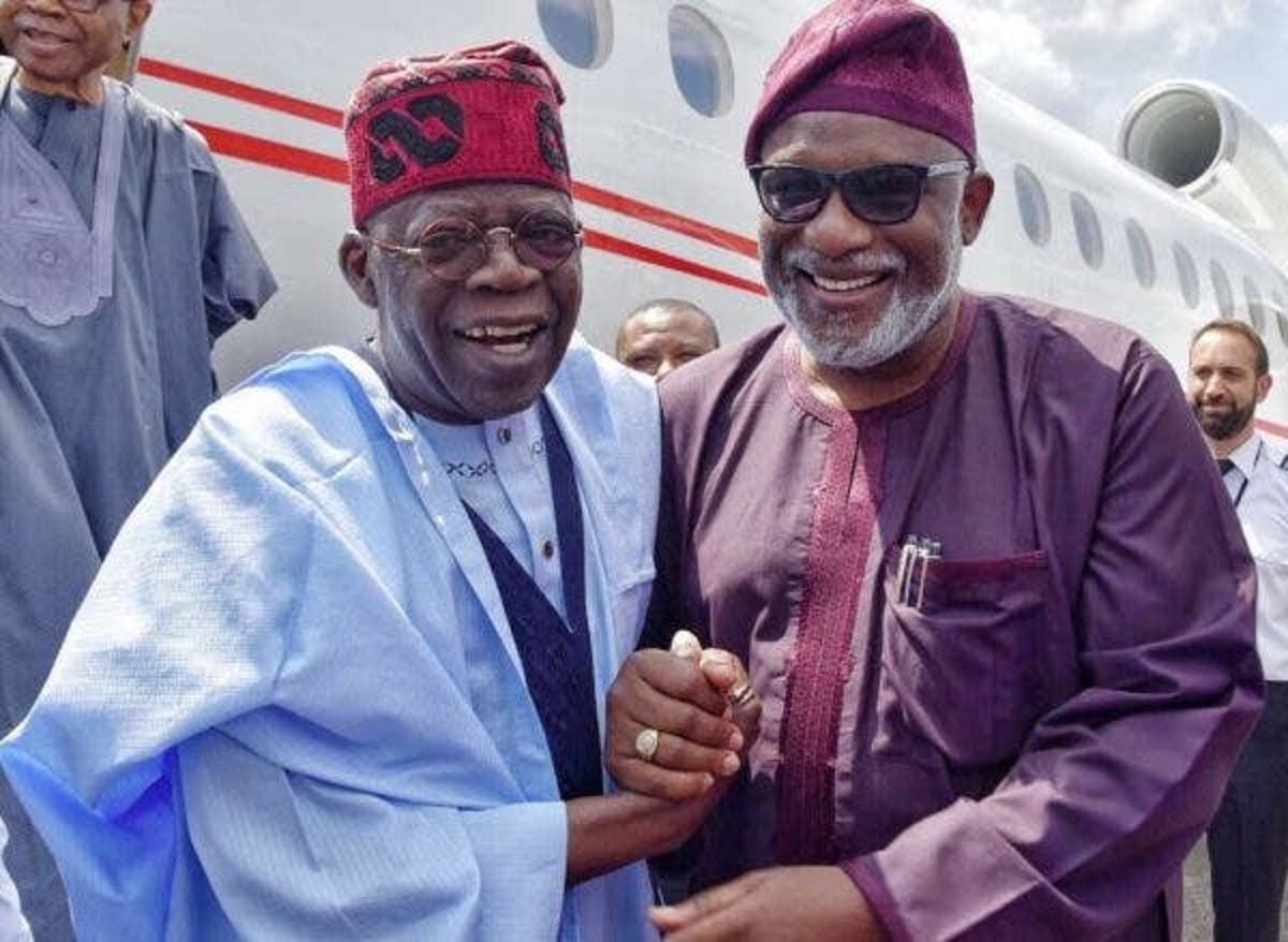 Political update… Apc presidential ticket: Akeredolu congratulates Asiwaju Tinubu victory, hails Other Aspirants