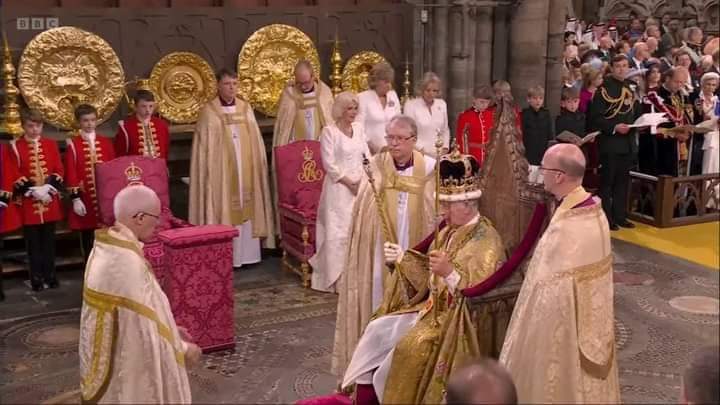 King Charles coronation holds at Westminster Abbey