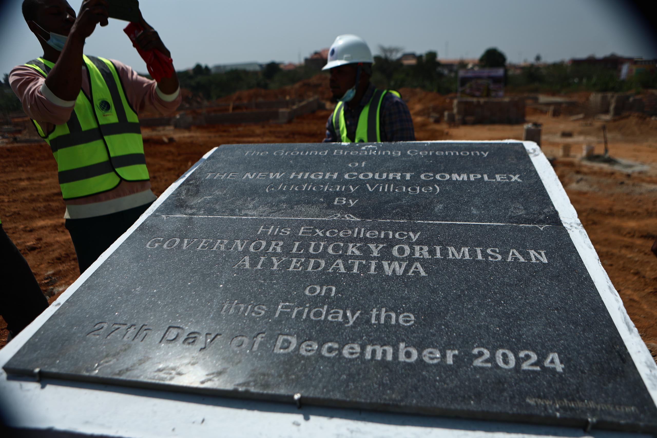 Judiciary: Gov. Aiyedatiwa flags off construction of new High Court complex, names it after Late Akeredolu