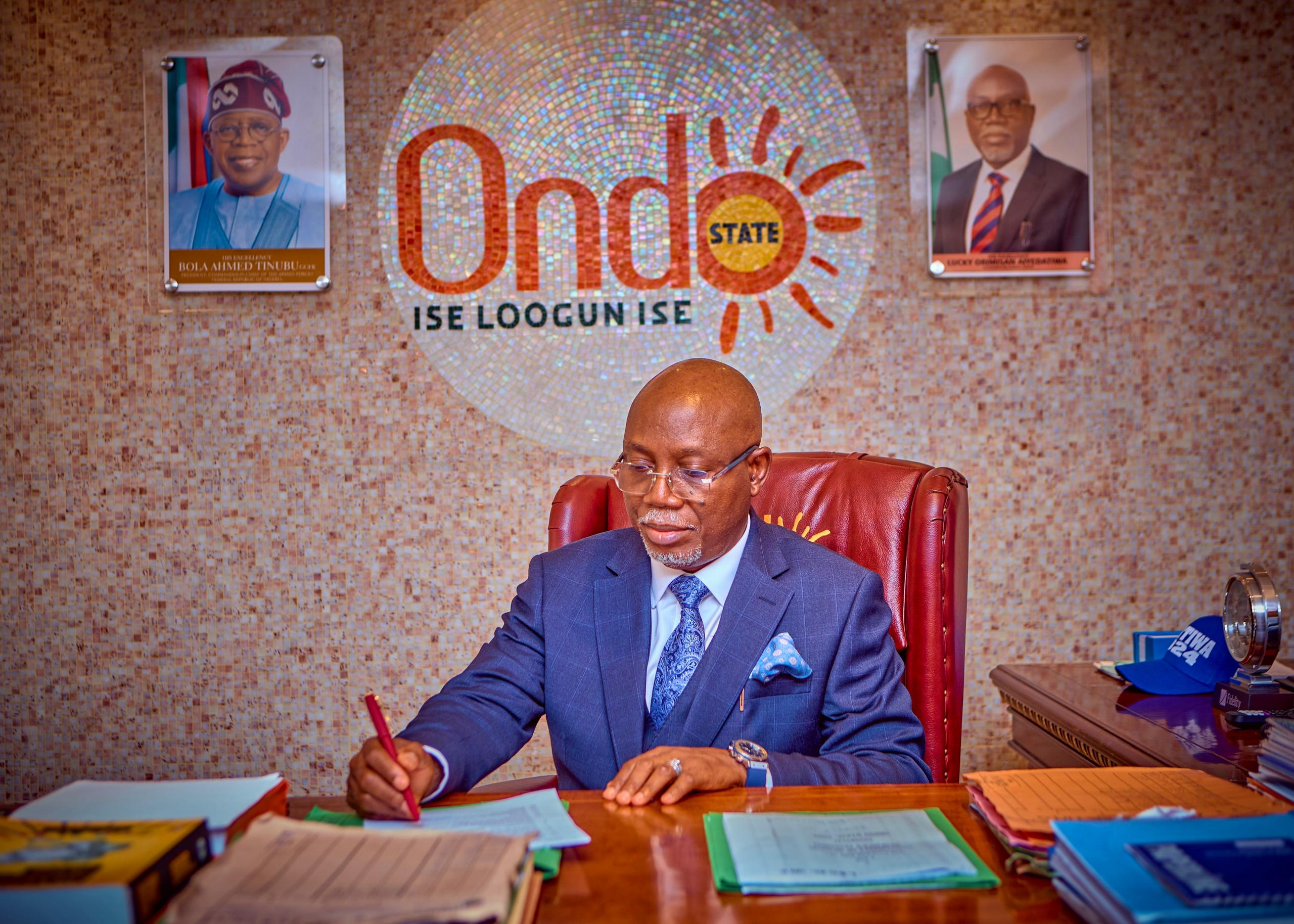 Breaking News: Aiyedatiwa dissolves Ondo State Executive Council